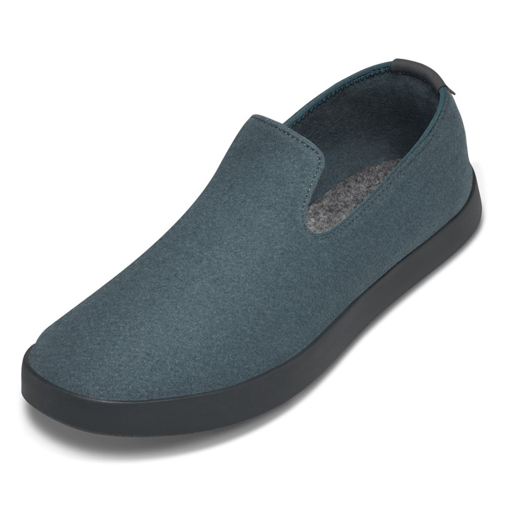 Allbirds Women's Slip-Ons Blue - Wool Loungers - 23475TWNG